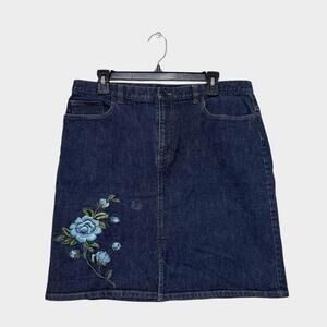 Ann Taylor Denim Skirt Size 14 Women’s